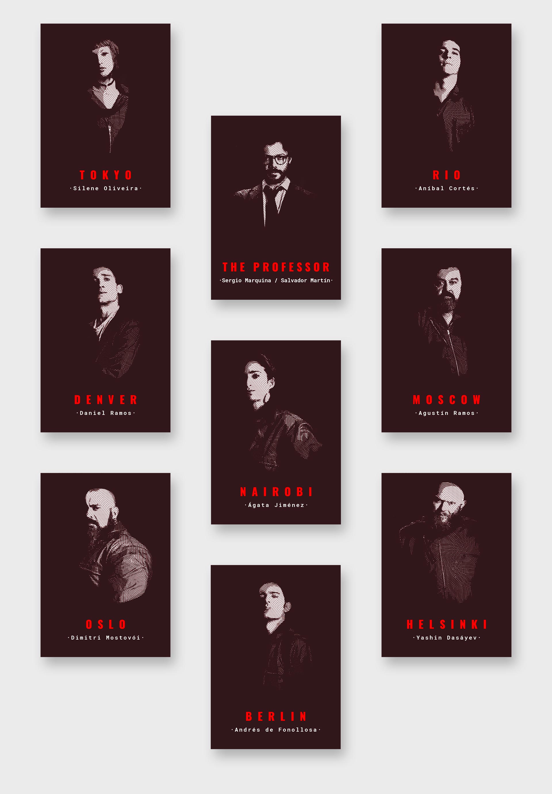La Casa de Papel Design // Fabiano Bortolami