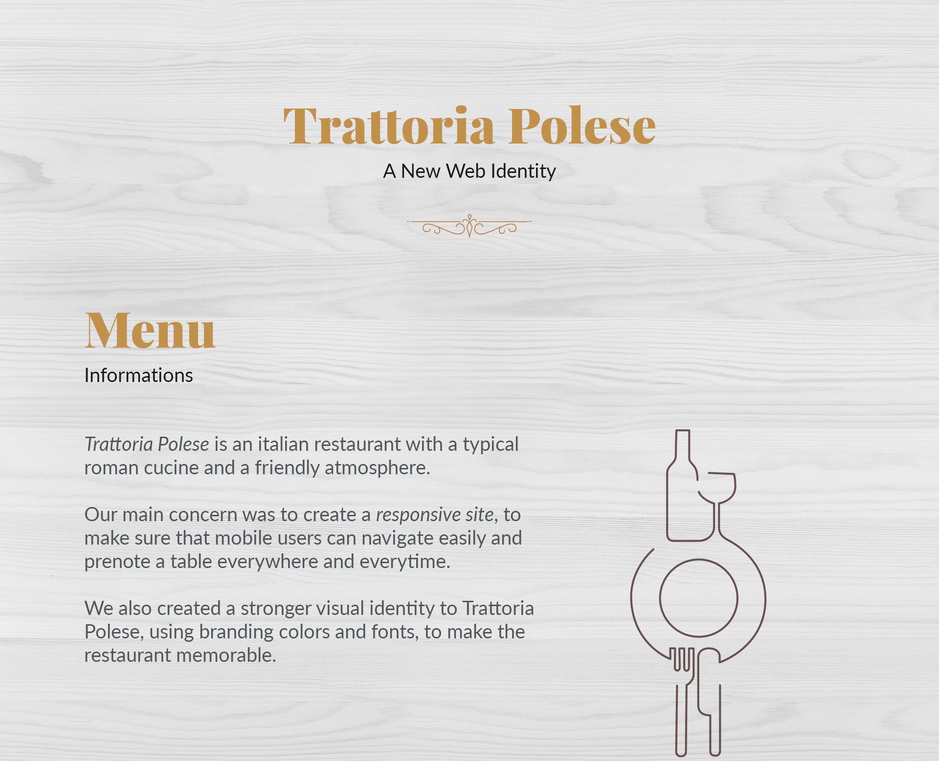 Trattoria Polese Web Identity // Fabiano Bortolami