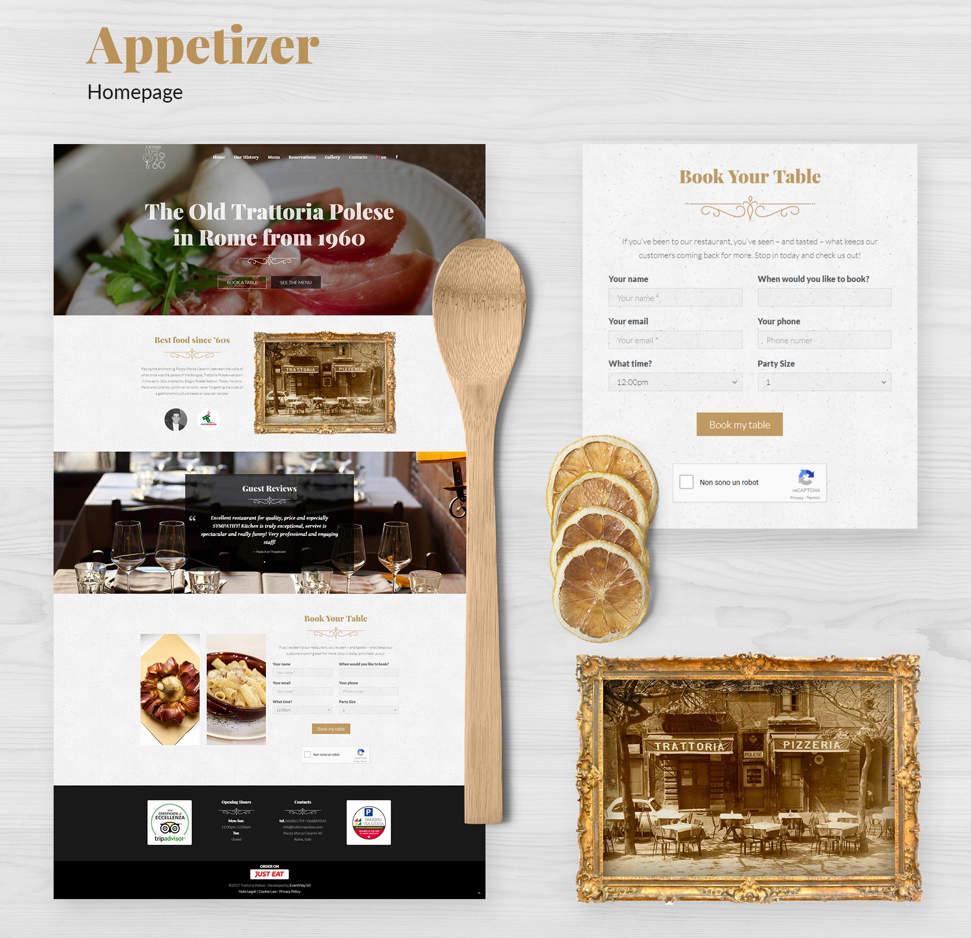 Trattoria Polese Web Identity // Fabiano Bortolami